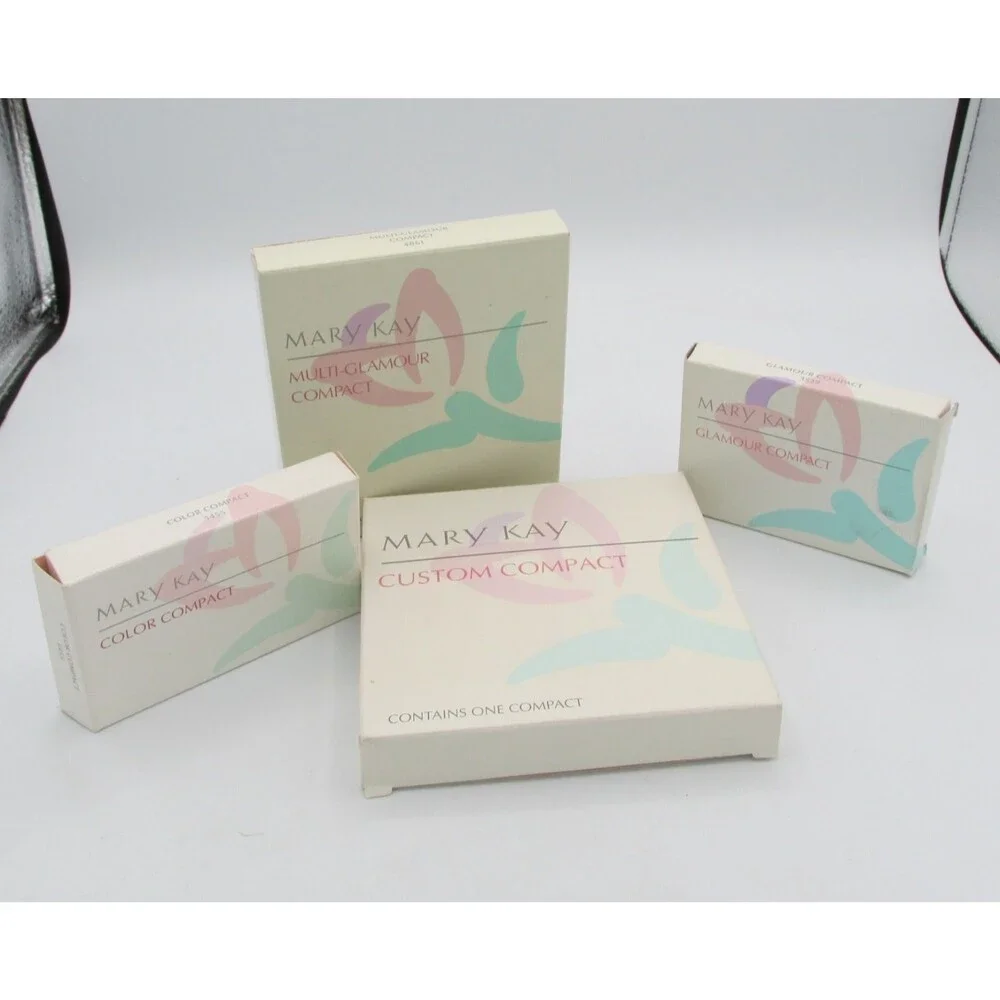 Mary Kay Light Pink Custom Compact Multi Glamour Compact Color Compact Glamour